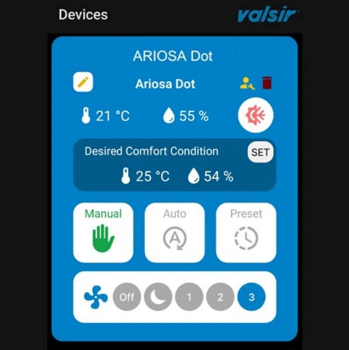 Valsir HRV app