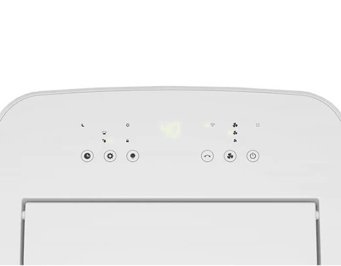 Olimpia Splendid Aquaria S1 20P air dehumidifier with Wi-Fi touchscreen