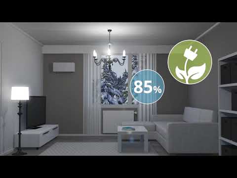 Sienā montējama rekuperatora Mitsubishi Electric Lossnay VL sērijas video
