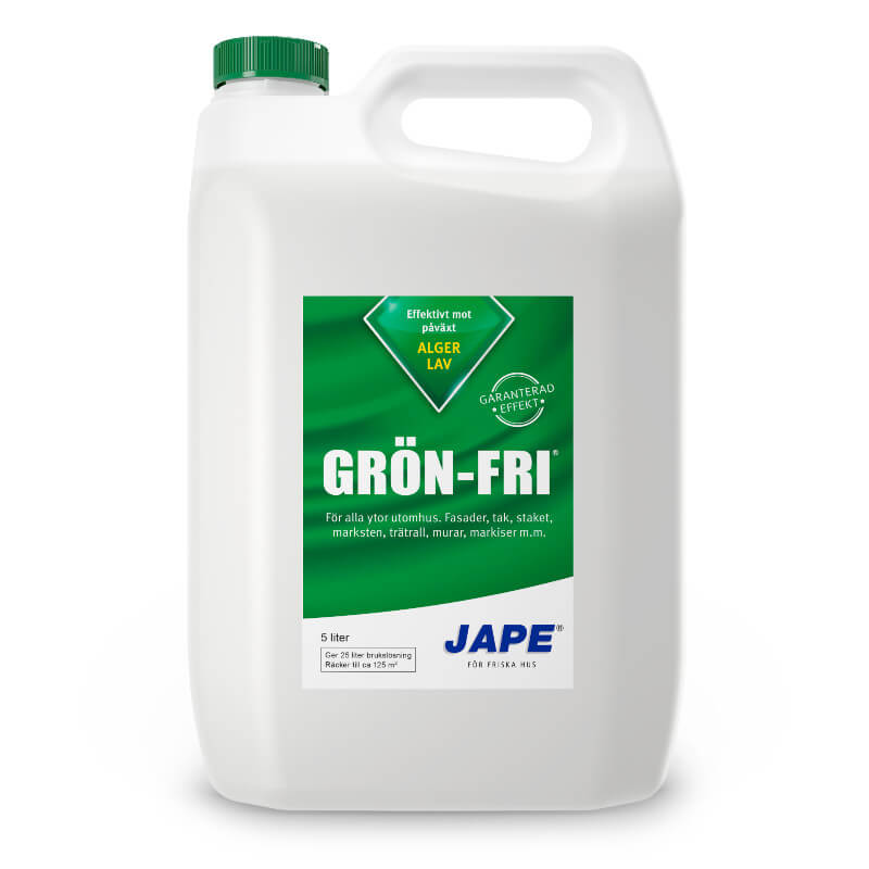 Jape Grön-Fri® 5L Liquid against algae, moss and lichens