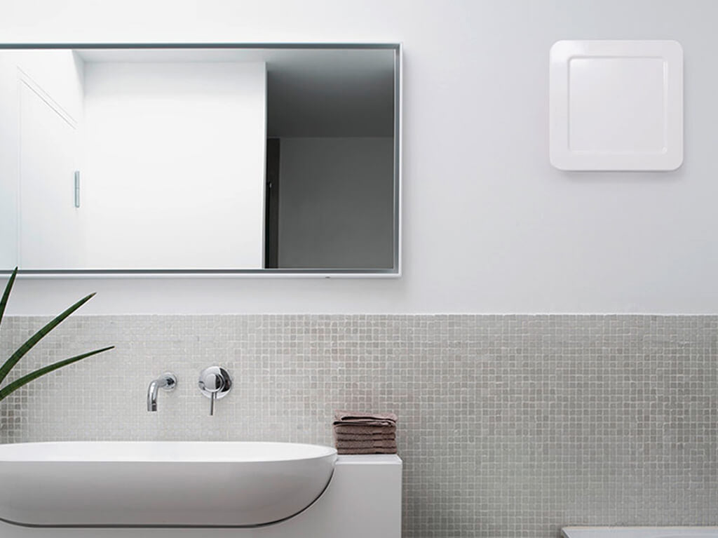 Rekuperators Siegenia Aerotube WRG smart - ventilācija vannasistabā