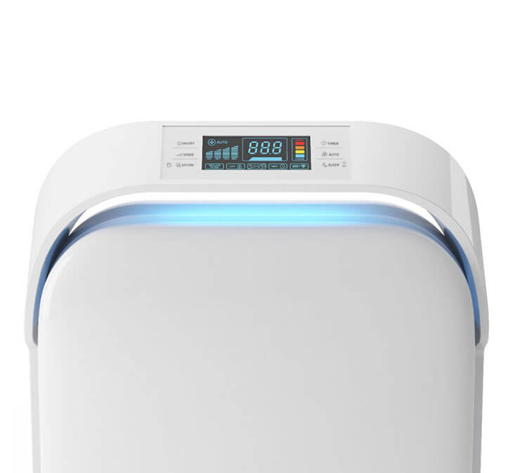 Air purifier Olimpia Splendid Aura Absolute control panel